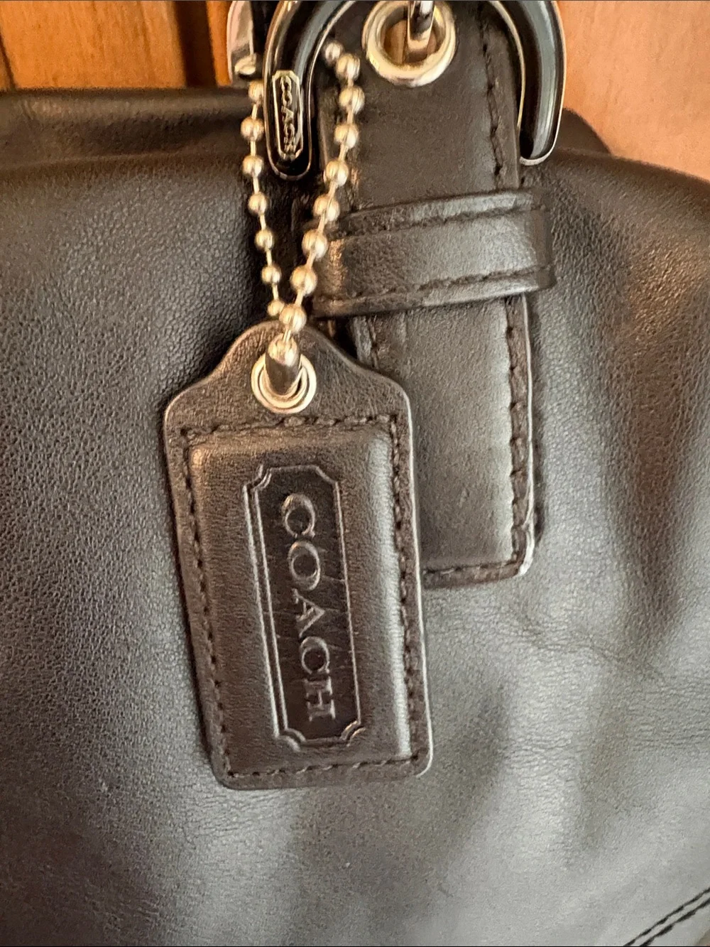 Vintage 2001 Coach All-Leather Tote Bag 🖤